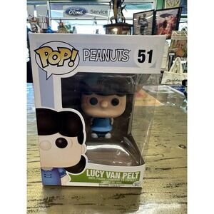 Funko POP! Animation Peanuts Lucy van Pelt #51 Vinyl Figure DAMAGED BOX SEE PICS